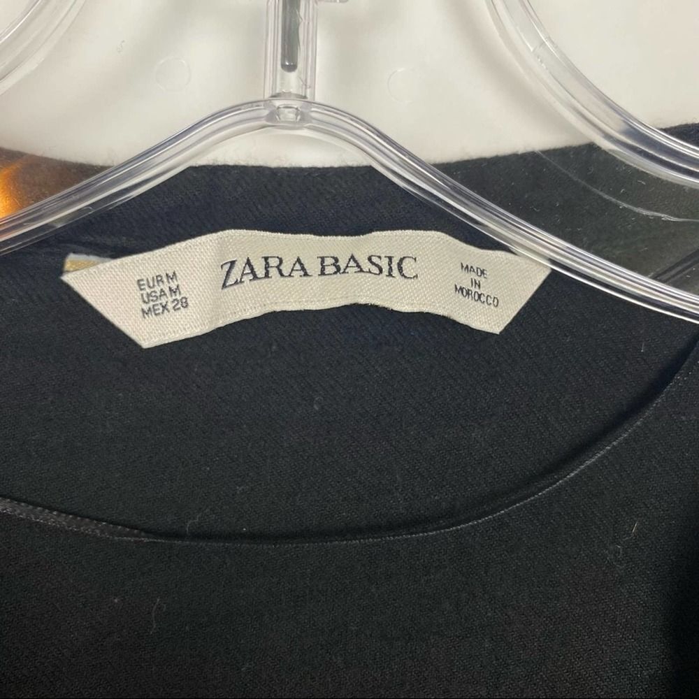 Zarabasic Black Split Neck Top - image 3